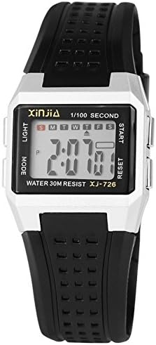 Xinjia Children's Watch Digital Watch with Silicone Strap On