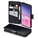 Produktbild TERRAPIN, Kompatibel mit Samsung Galaxy S10 Hülle, [ECHT Leder] Brieftasche Case Tasche mit Standfunktion Kartenfächer und Bargeld - Schwarz