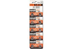 MAXELL 10x Pilas Bateria LR44 A76 RW82 AG13 V13GA Pilas alcalinas