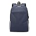 Produktbild LCM Business Bag Unisex Rucksack 15-Zoll-Computer-Tasche Mit USB-Ladefläche Große Kapazität Reisetasche,Blue