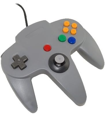 Retro-Link Wired N64 Style USB Controller for PC & Mac, Grey