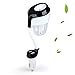 Mini Auto Luftbefeuchter 50ml mit 2.1A Dual USB AutoLadegerät, MIRI Car Aroma Diffuser Ultraschall Lufterfrischer Luftreiniger, 2-Port USB KFZ Ladegerät, Schwarz