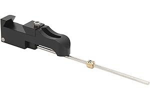 ‎UXSIYA Uxsiya Bogenschießen-Recurve-Bogen-Clicker, Schwarz Starke Kompatibilität Bogenschießen-Pfeil-Clicker Aluminiumlegierung Magnetische Absorptionsgeräusche mit Innensechskantschlüsseln zum Schießen