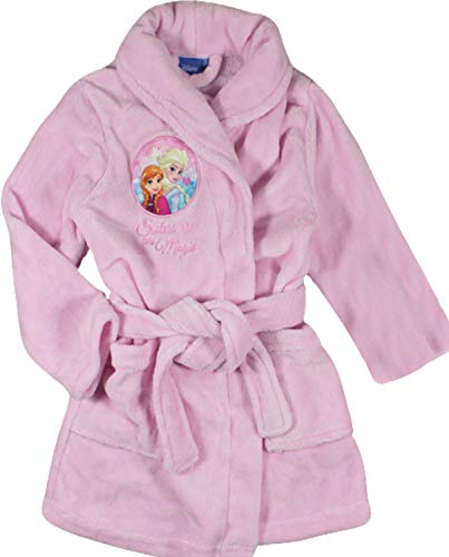 Preisvergleich Produktbild Disney Frozen Anna ELSA Mädchen Fleece Kleid (Rose, 2 Jahre)