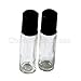 BESTIM INCUK 6-Pack 10ml Refillable Glass Roll-on Bottles for Essential Oil,Aromatherapy,Perfume Bottle and Lip Balms