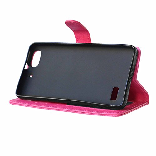 Nancen Huawei G Play Mini / Honor 4C (5,0 Zoll) Lederhülle Neu Style Acht Farbe Weich PU Flip Case Ledertasche / Schutz Etui, Einfach Vintage Kollektion Karten Slot Foto Wallet Hülle Handy Tasche Zubehör - 4