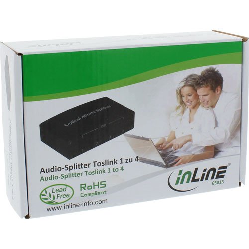InLine 65013 Toslink Audio Splitter/Verteiler (4-fach) - 3
