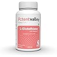 NutriVitals L Glutathione 800mg Capsules for Men & Women - 60 Capsules for Bright and Luminous Skin Supplement with Vitamin C and Grapeseed Extract