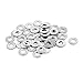 Produktbild sourcingmap® 50 Stk 4 x 9 mm Edelstahl Unterlegscheibe Plain Distanzstück Dichtung Verschluss für Schraube