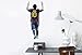 Produktbild Lionel Messi Barcelona Wandtattoo Aufkleber Fußball Kunstdruck für Home Schlafzimmer Wandbild (schwarz)