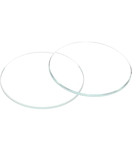 Lot De 3 Verres De Montre Bombés Double Dôme 37 Mm - Verre Minéral, épaisseur Bord 1.1 Mm, Transparent - 4
