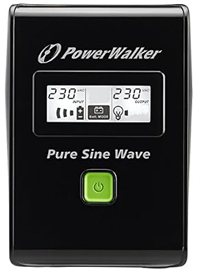 PowerWalker BlueWalker PowerWalker VI 800 SW Interactivité de ligne 800VA 2AC outlet(s) Noir alimentation d'énergie non interruptible - alimentations d'énergie non interruptibles (800 VA, 480 W, 162 V, 290 V, 220 V, 240 V)