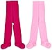 Twins Baby Girls Tights, 2-Pack, Multicoloured (Pink / Rosé ), 4-6 Months (Manufacturer size: 68)