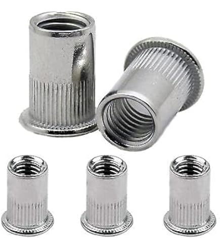 PATIKIL M10 Fine Thread Lamp Pipe Repair Kit - 32 Pcs Hex Coupling Nuts & Threaded Rod For Chandelier Fix - View #2
