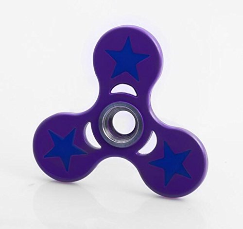 YIHANG @ Fidget Spinner Fingertip Gyro Finger Sponge Metal Triangle Decompression Magic Toy,Purple YIHANG @ Fidget Spinner Fingertip Gyro Finger Sponge Metal Triangle Decompression Magic Toy,Purple