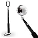 Produktbild igadgitz Schwarz Erweiterbare Teleskop Hand gehalten Selbstporträt Selfie Stange Stick Einbeinstativ für Samsung Gear 360 Camera