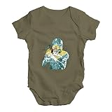 TWISTED ENVY Baby Mädchen (0-24 Monate) Body Gr. 3-6 Monate, Khaki
