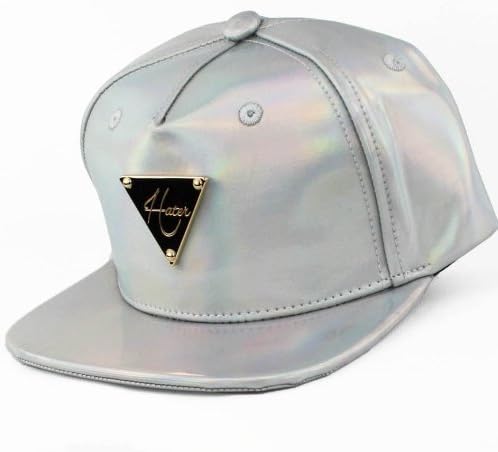 Hater Spaceman Fluorescent Neon Silver Snapback Hat
