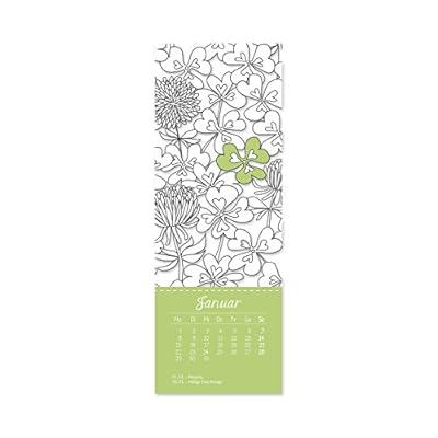 Lesezeichenkalender 2018 zum Ausmalen aus dem Grätz Verlag, mit Illustrationen von Nastja Holtfreter Lesezeichenkalender 2018 zum Ausmalen aus dem Grätz Verlag, mit Illustrationen von Nastja Holtfreter