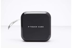 Brother P-Touch Cube Plus PT-P710BT Etichettatrice Compatibile PC e Mac (tramite USB) e smartphone/tablet (tramite Bluetooth), Compatibilità MFI (Made for iOS), Taglierina Automatica, fino a 24 mm
