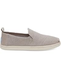 Toms Women's Deconstructed Alpargata Chambray Ankle-High Canvas Flat Shoe