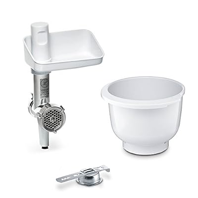 Bosch muz5bs1 Lifestyle Set bakingse Sation Hachoir à viande avec attache pour sablés, Bol Mélangeur, blanc