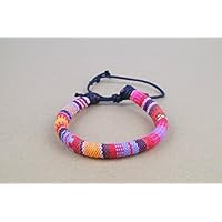 Surfer Fußband MADEBYNAMI, Fußbändchen, Fußkette, Surfen, Segeln, Klettern Pink