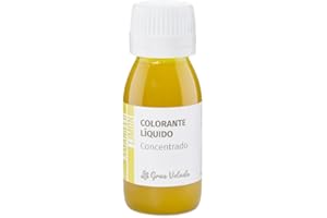 GRAN VELADA Colorante Concentrado Líquido Amarillo Limón | Uso Cosmético Profesional | Pigmento Orgánico Soluble en Agua | Ideal para Cosméticos y Perfumes | 100 ml