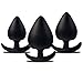 Produktbild Tracy's Dog Silikon Analplug Set - Drei Anal Plug Für Männer (Ø 37 mm, Ø 50mm & Ø 60 mm), Das Perfekte Analspielzeug Als Sexspielzeug Für Männer Und Frauen - Mit Standfuß