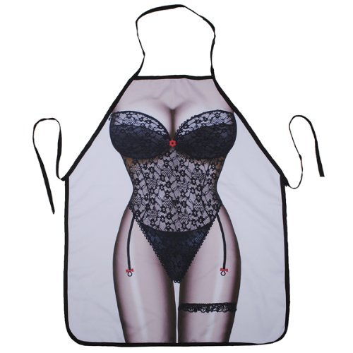 Fendii Funny Neuheit Sexy Frau Männer Küche kochen Schürze