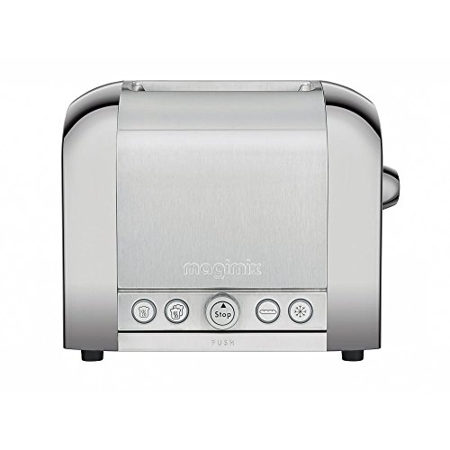 Magimix Le Toaster 2 tranches brossé-brillant Magimix Le Toaster 2 tranches brossé-brillant grille-pain brillant/brossé