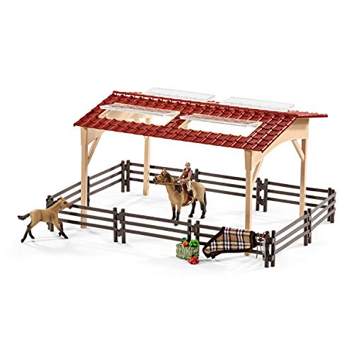 Schleich 42195 - Pferdestall mit Pferden und Zubehör - 5