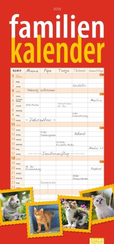 times&more Katzen Familienplaner 2015