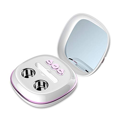 Preisvergleich Produktbild Tragbar Kontaktlinse Reiniger Zwei Modi Ultraschallwelle Automatik Brille Reinigungsmaschine Ok, harter Spiegel Weicher Spiegel US-Schüler Reiniger WHL.LL