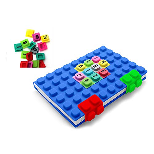 A5 Diario di ScritturaTaccuino Notebook Può Essere Riempito Diario di Schizzi Vintage Natale di Regali di San Valentino Nozze per Ufficio Scuola (Blu)