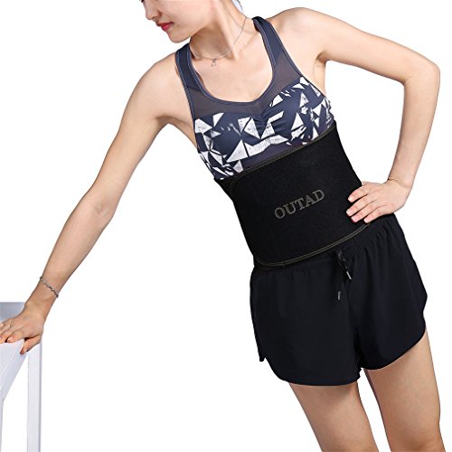 Fitness Gürtel OUTAD Einstellbare Fitness-Gürtel Gewicht verlieren Abnehmen Taille Shapers Gürtel Thermo für Gewicht Loss Damen & Herren - 7