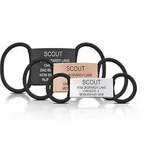 The Pet ID Slate 19mm Jingle Free Peace of Mind Dog Tag