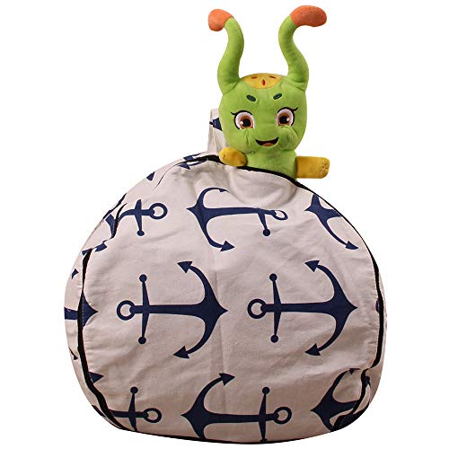 Preisvergleich Produktbild Aufbewahrungsbohnensack, Stofftieraufbewahrung, Sitzsack, 26inch