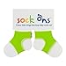 Sock Ons in 0-6 months - LIME GREEN