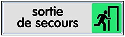 Centrale Brico Novap - Plaque - Sortie de secours - 170X45 Mm Rigide