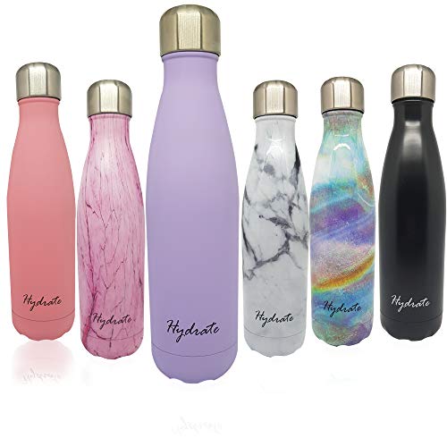 DC Hydrate Stainless Steel Sports Water Bottle, Double Insulated Vacuum Flask, 12 Hours Hot & 24 Hou DC Hydrate Stainless Steel Sports Water Bottle, Double Insulated Vacuum Flask, 12 Hours Hot & 24 Hou