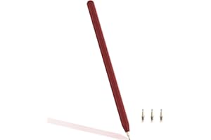 KEEPRO Pencil 2ᵉ génération pour iPad, Charge sans Fil Rejet de Palme Détection d'inclinaison, Actif Stylo pour Apple iPad Pro 12.9 (6/5/4/3), iPad Pro 11 (4/3/2/1), iPad Air 5/4, iPad Mini 6-Rouge