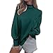 Produktbild Damen Tshirt,Geili Damen Mode Chiffon Solide T-Shirt Büro Rollkragen Laterne Ärmel Bluse Top Frauen Lose Langarm Pullover Blusen Oberteile Tops Basictop