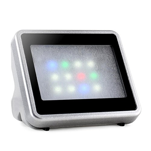 Preisvergleich Produktbild Duramaxx Lightdog Anwesenheitssimulator Fernsehlicht Simulator zur Einbrecher Abschreckung (12 LEDs, Dämmerungssensor, 4 Aktivitätszustände, Automatikmodus) silber