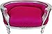 Baroque Dogs & Cats Sofa Pink / Silver - Dogs chair seat dog bed cat bed dog cat furniture