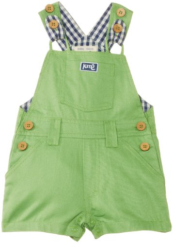 Kite Kids Baby Boys Bb629 Bib Short Dungarees, Green, 0-3 Months