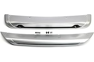 Autophoton Car Accessories for Qashqai J11 2014 2015 2016 ABS Front & Rear Bumper Skid Protector Guard Plate Cover