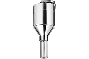 iSnuff Powder Grinder Spice Hand Mill Funnel with Glass Vial | Spices Herbs Pills Grinder Ultra-fine Grinding Metal Crusher