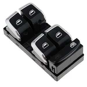 Whitleys ABS Plastic Electric Power Window Master Switch for Audi A4 B8 Q5 Q3 OEM# 8KD959851A