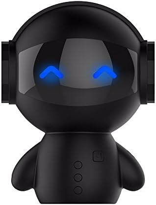 Moon boat Robot Bluetooth audio box multi function socket small sound,black